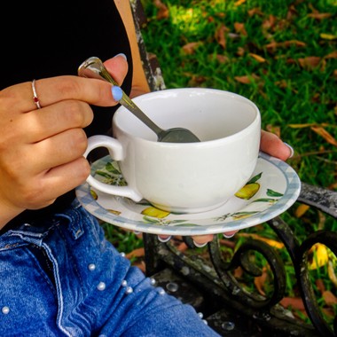 Xícara e Pires Amalfitana