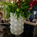 Vaso Murano Moab Quartzo Perola