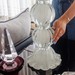 Abajur Murano Versailles Quartzo Perola