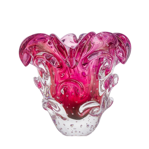 Vaso Murano Traun Quartzo Pink