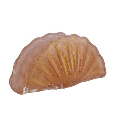 Porta Guardanapo Murano Istambul Jade Rosa com Ouro 24k