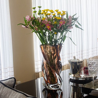 Vaso Murano Doha M Garnet