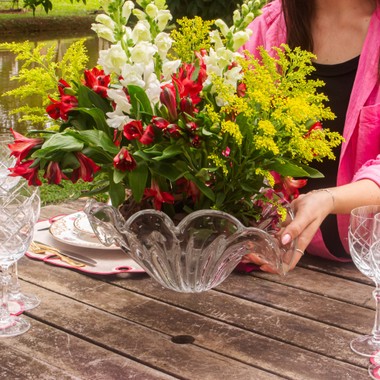 Centro Mesa Murano Yvoire Cristal