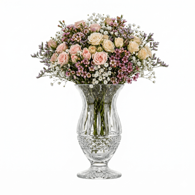 Vaso de Cristal Lapidado 69 Incolor