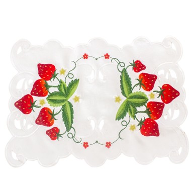 Jogo Americano Retangular Morangos