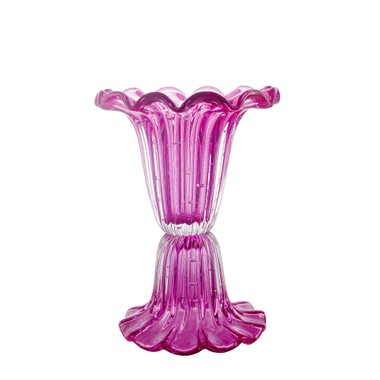 Vaso Murano Cancun P Quartzo Pink