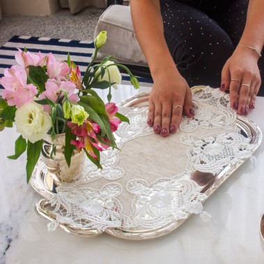 Toalhinha de Bandeja Olivia