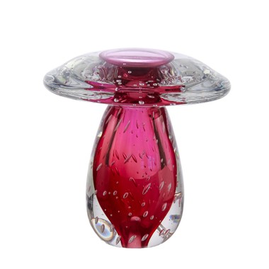 Cogumelo Murano P Quartzo Pink