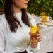 Copo Cristal Lapidado 69 Long Amarelo 400ml