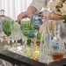 Taça Cristal Lapidado 68 P/Vinho Tinto Verde Claro Mozart 300ml