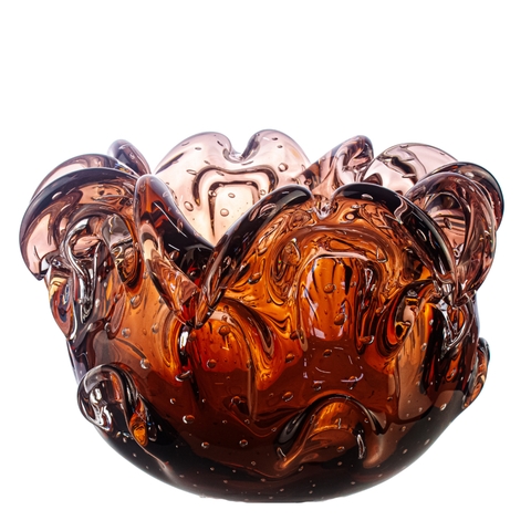 Cachepot de Murano Brunet Garnet