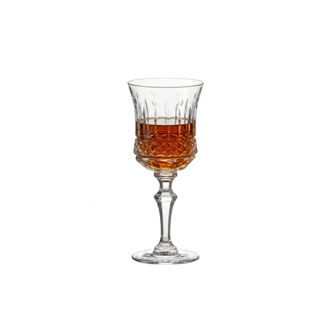 Taça Cristal Lapidado 69 Flauta P/Licor 70ml Incolor