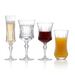 Kit 24 Taças e Copos de Cristal Lapidado 66 Incolor