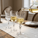 Taça de Cristal Lapidado P/Vinho Branco Incolor 260ml
