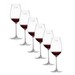 Kit 6 Taças Cristal Bordeaux Incolor 850ml