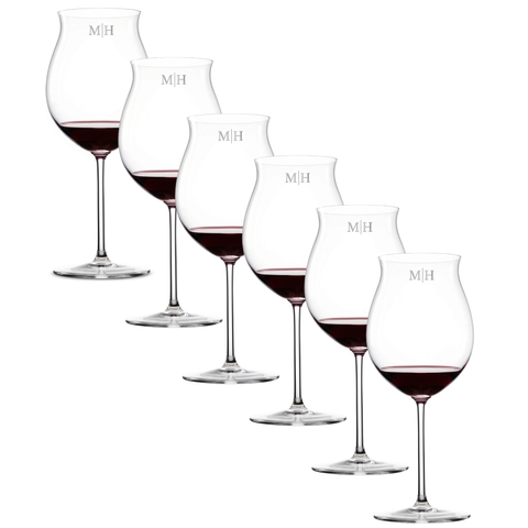 Kit 6 Taças Cristal Bourgogne Incolor 750ml