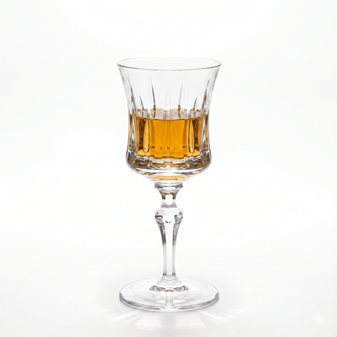 Taça Cristal Lapidado 66 Licor Incolor 80ml