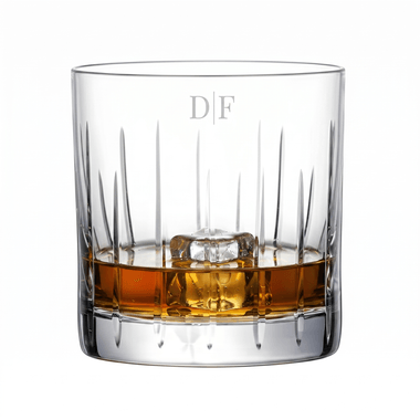 Copo de Cristal Lapidado 10 P/Whisky Incolor