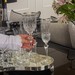 Taça de Cristal Lapidado 68 P/água C/Borda em Ouro 24k