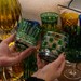 Copo Cristal Lapidado Mozart Whisky Verde Escuro 325ml