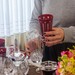 Copo Cristal Lapidado 69 Long Drink Vermelho 400ml