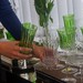 Copo Cristal Lapidado Long Drink Verde Claro 400ml