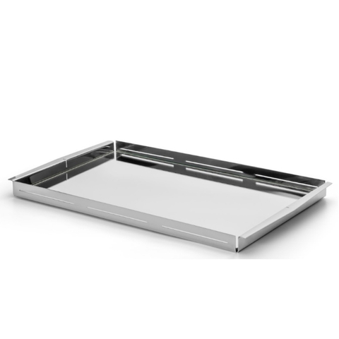 Bandeja Aço Inox Retangular C/Fundo Espelhado St James