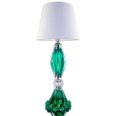 Abajur Murano Nilo Verde Folha