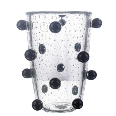 Vaso Murano Jabuticaba Cristal