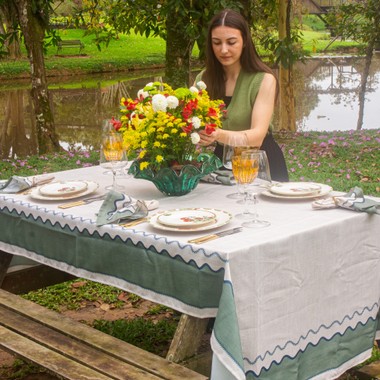Toalha de Mesa Florence Retangular 140x270