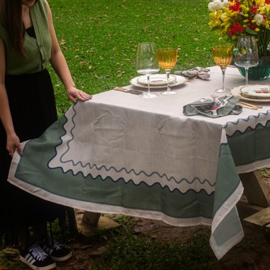 Toalha de Mesa Florence Retangular 140x220