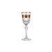 Taça de Cristal Lapidado P/Licor Série Ouro 75ml