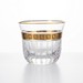 Copo de Cristal Lapidado P/Whisky Série Ouro