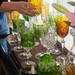 Taça de Cristal Lapidado 71 P/água Verde Claro