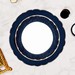 Prato Raso Royal Blue C/Filete de Ouro 24k