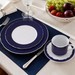 Prato Sobremesa Royal Blue C/Filete de Prata
