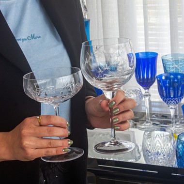 Taça Cristal Lapidado 19 P/Gin Incolor 560ml