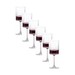 Kit 6 Taças de Cristal Rondó Lapidado 10 P/Vinho Tinto 360ml