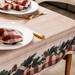 Toalha de Mesa Retangular Natal Bosque 136x270