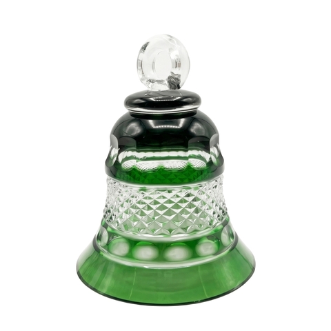 Gift Sino de Cristal Lapidado Verde Escuro