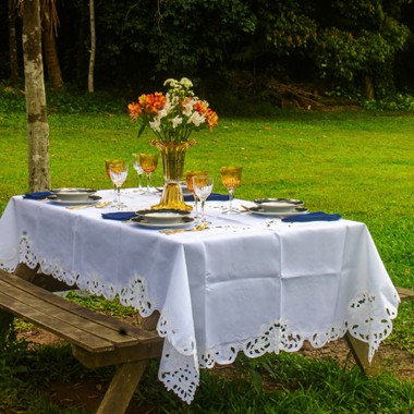 Toalha de Mesa Augusta Retangular 160x270