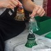 Gift Sino de Cristal Lapidado Verde Escuro