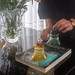 Gift Sino de Cristal Lapidado Amarelo