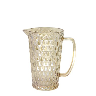 Jarra de Vidro Bico de Abacaxi Ambar 1l