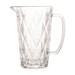 Jarra de Vidro com Fio Dourado Diamond Transparente 1l