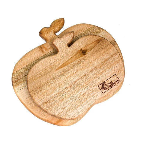 Jogo 2 Tabuas de Madeira Maçã