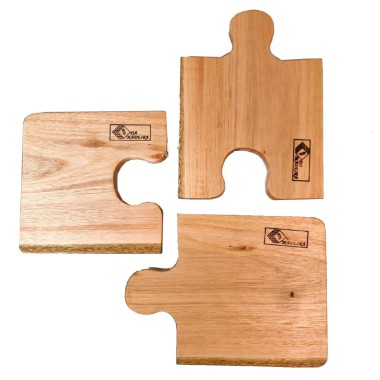 Jogo 3 Tabuas de Madeira Quebra Cabeça