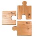 Jogo 3 Tabuas de Madeira Quebra Cabeça