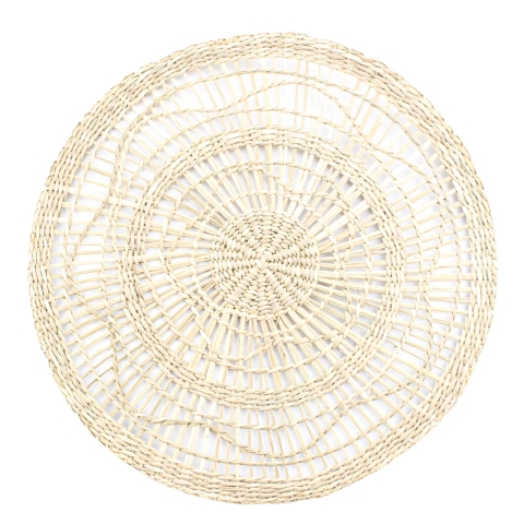 Jogo Americano Avulso Fibras Naturais Off White