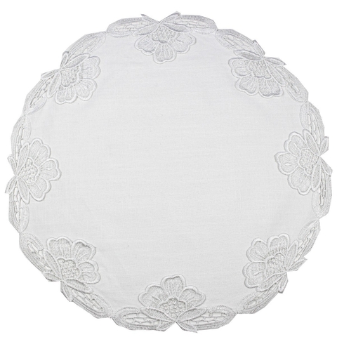 Jogo Americano Redondo Avulso Camélia